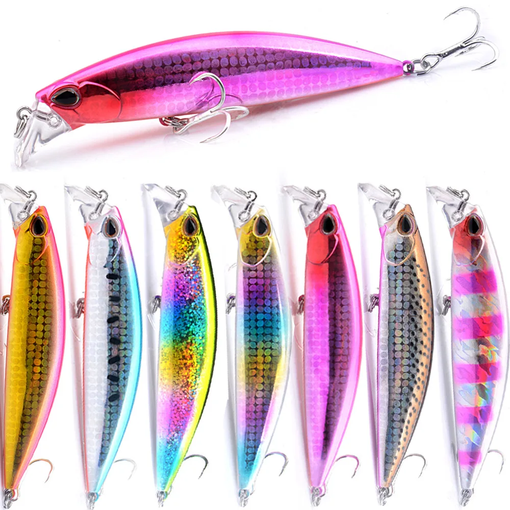 

Super Long Range Sound Bead Submerged Minnow Hard Bait Fishing Lure 30g/95mm Fish Lures Specially Killed for Sea Bass