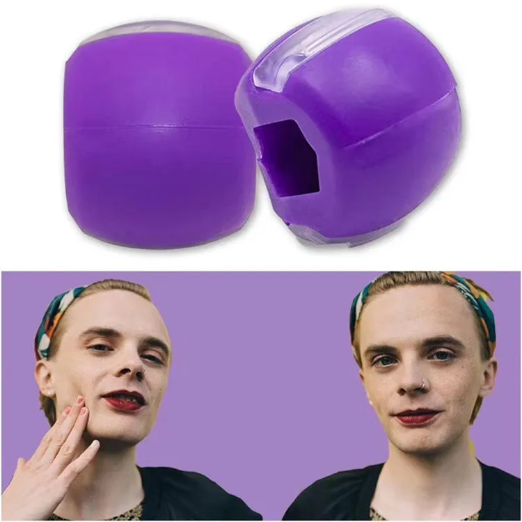 

Promotional Fitness Ball Facial Silicone Jawline Jaw Line Exerciser for Mouth Neck Face