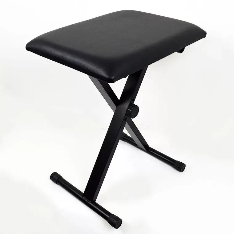 

Musical Instrument Stool Adjustable Piano Chair Single Seat Foldable Piano Bench, Black