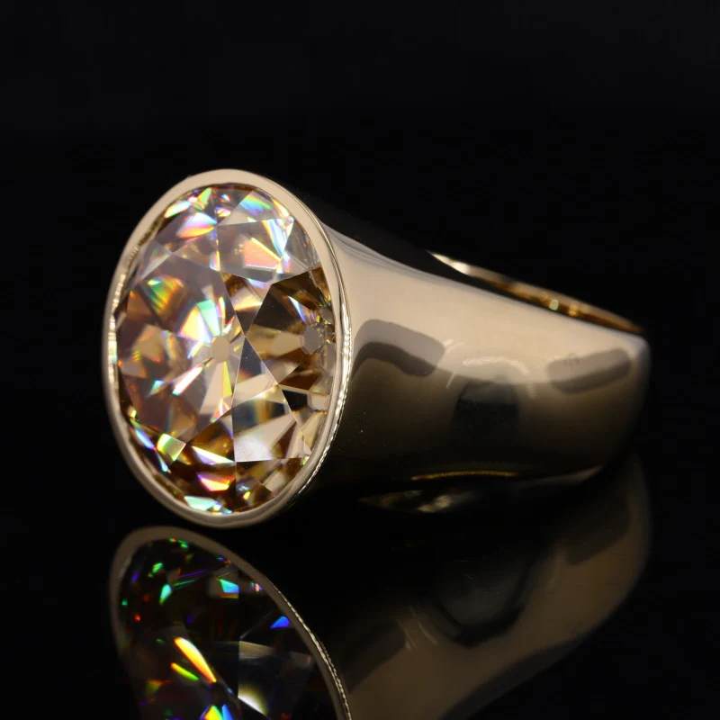 

Starsgem 14k 18k moissanite ring for men moissanite ring