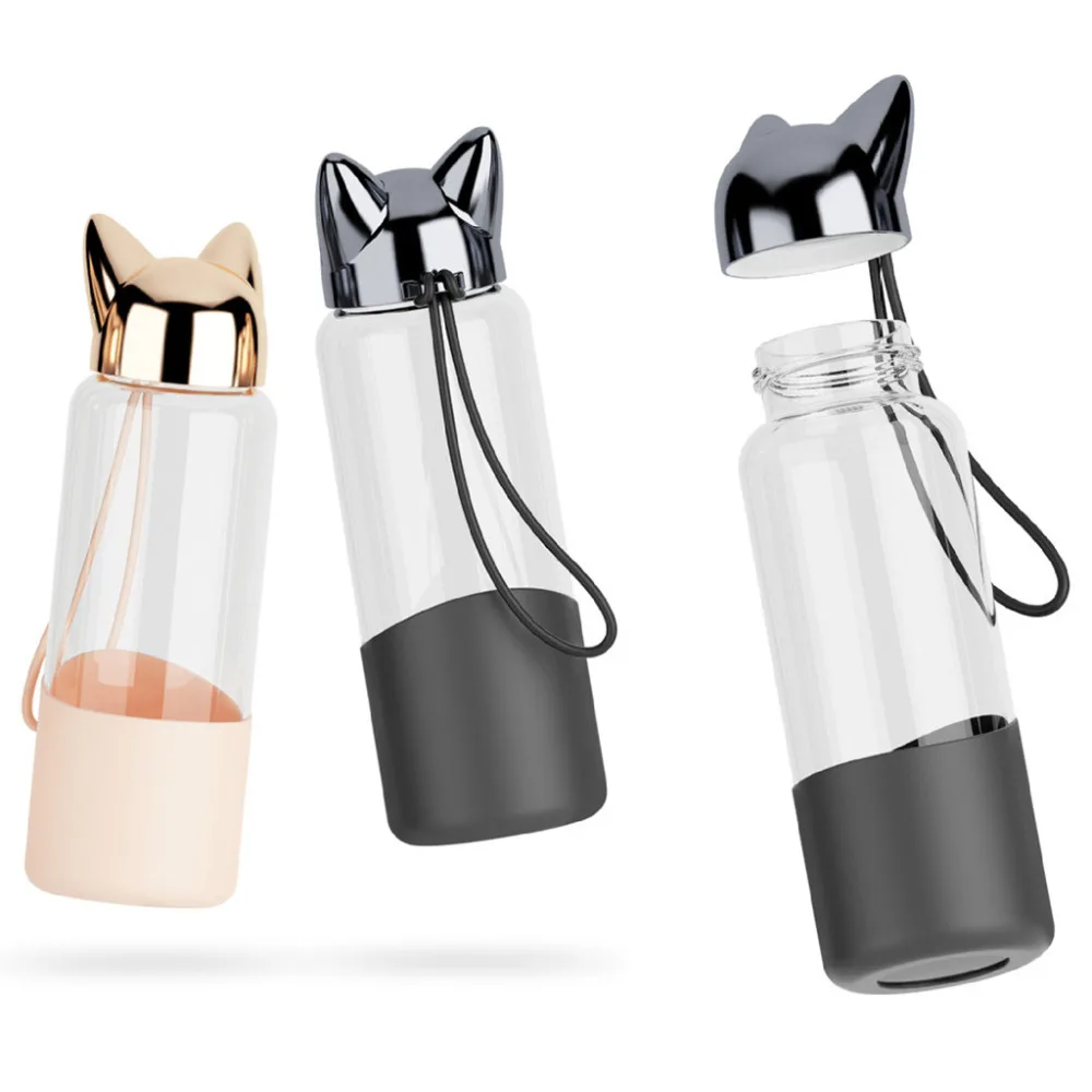 

High Borosilicate Glass Clear Various Glass Water Bottle With Tea Infuser