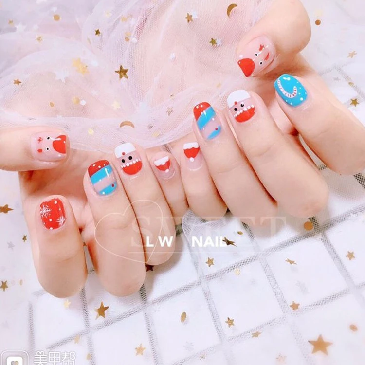 

2021 Custom 3d Nail Wraps Beauty Sticker Nail Sticker Art Nail Decoration Sticker