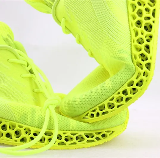 

4D printing flying Knitting men's shoes Lace-up breathable sports shoes 2020