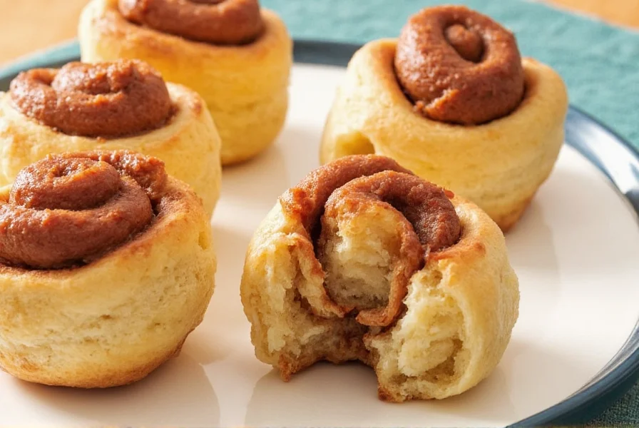 cinnamon rolls in waffle maker