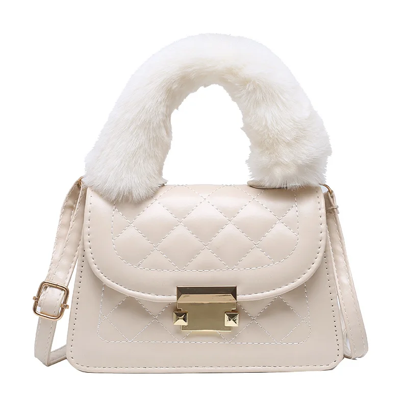 

Fashion Alligator Design Leather Custom Sling Bag Crossbody Ladies Plush Girl Shoulder Bag Popular Women Handbags, White,black,pink,brown