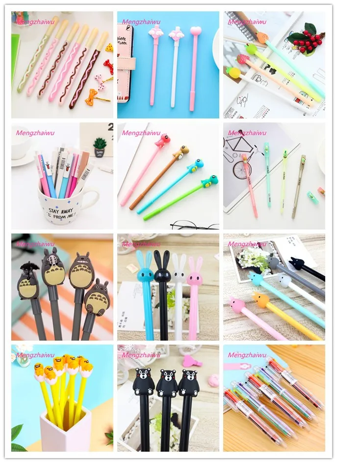 Spain Back To School Kawaii Stationery Funny Cartoon Gel Pens Wholesale 0 5mm Think Test Good Gel Ink Pen Refill Ballpoint Buy Cute Stationery Korean Gel Pens Wholesale Test Good Gel Ink Pen Product