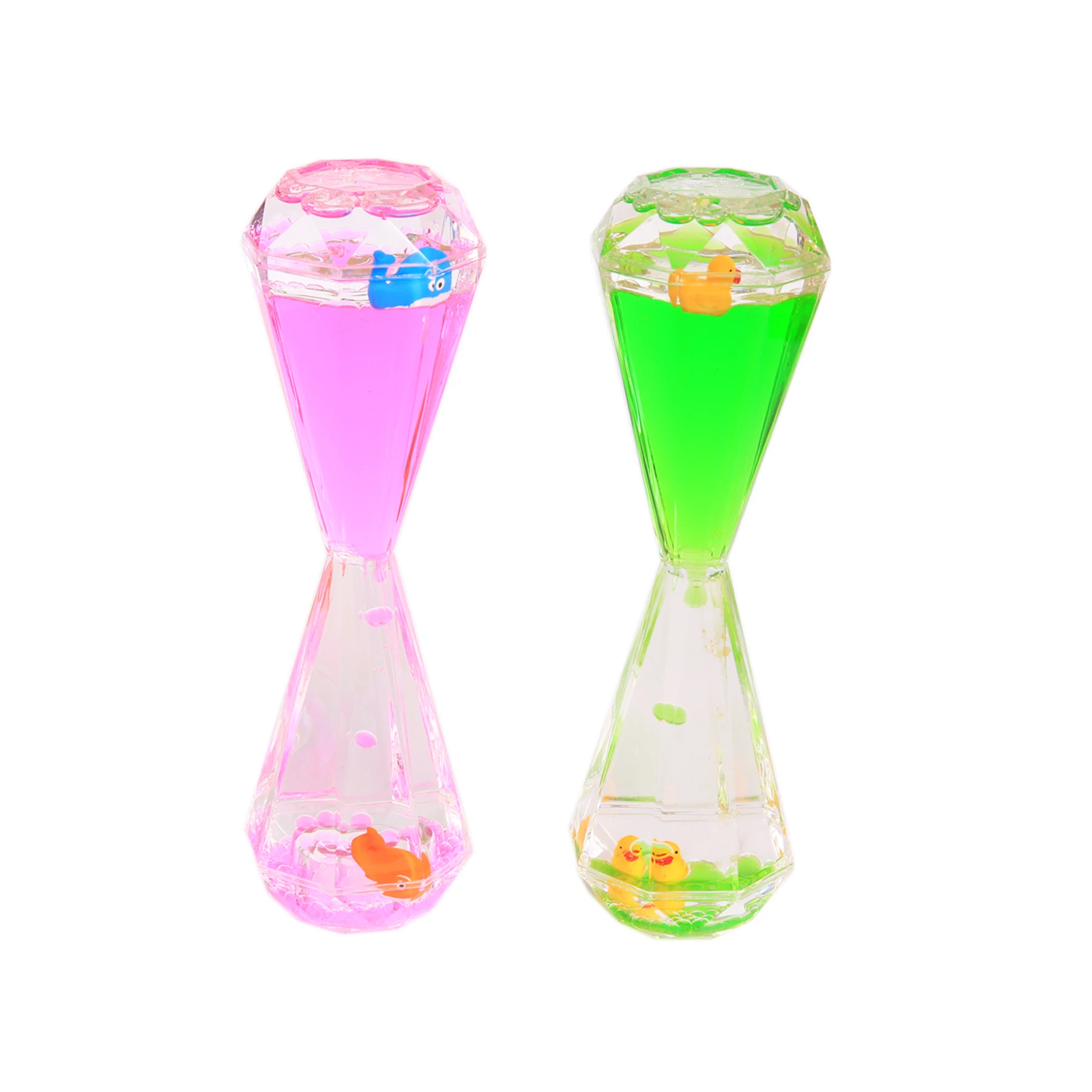 

Liquid Bubble Timer Color Acrylic Toy Sensory Liquid Timer, Green, blue, orange or customize color