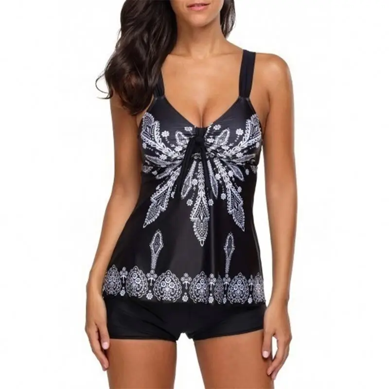 

Old Fashion Aged People Waterproof Modest Sleeveless Swimwear Coverups