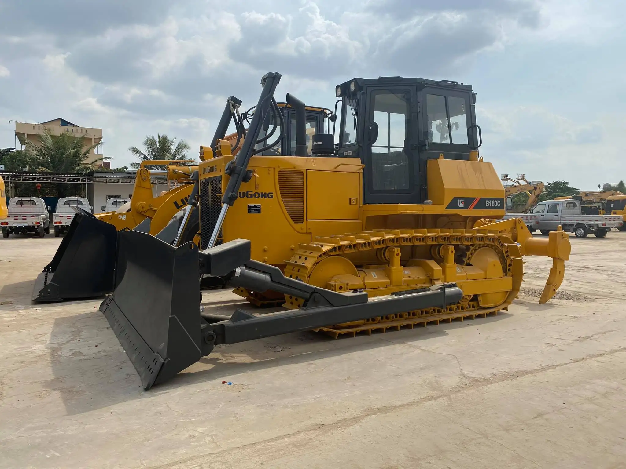 Çalışma Adaptasyon Clgb160 160hp Liugong Buldozer Rc Tek Shank Ripper 6545