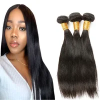 

Yes Virgin Hair and Remy Hair Grade 10A Virgin Cuticle Aligned Mink Brazilian Silky Straight Wave Human Hair Weave Wholesale
