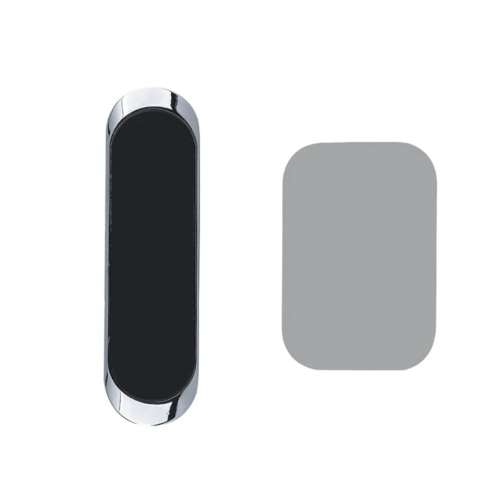

Amazon hot sale custom Logo mini strip metal sheet key dashboard car phone holder magnetic for smart phones, Black/siver/gold
