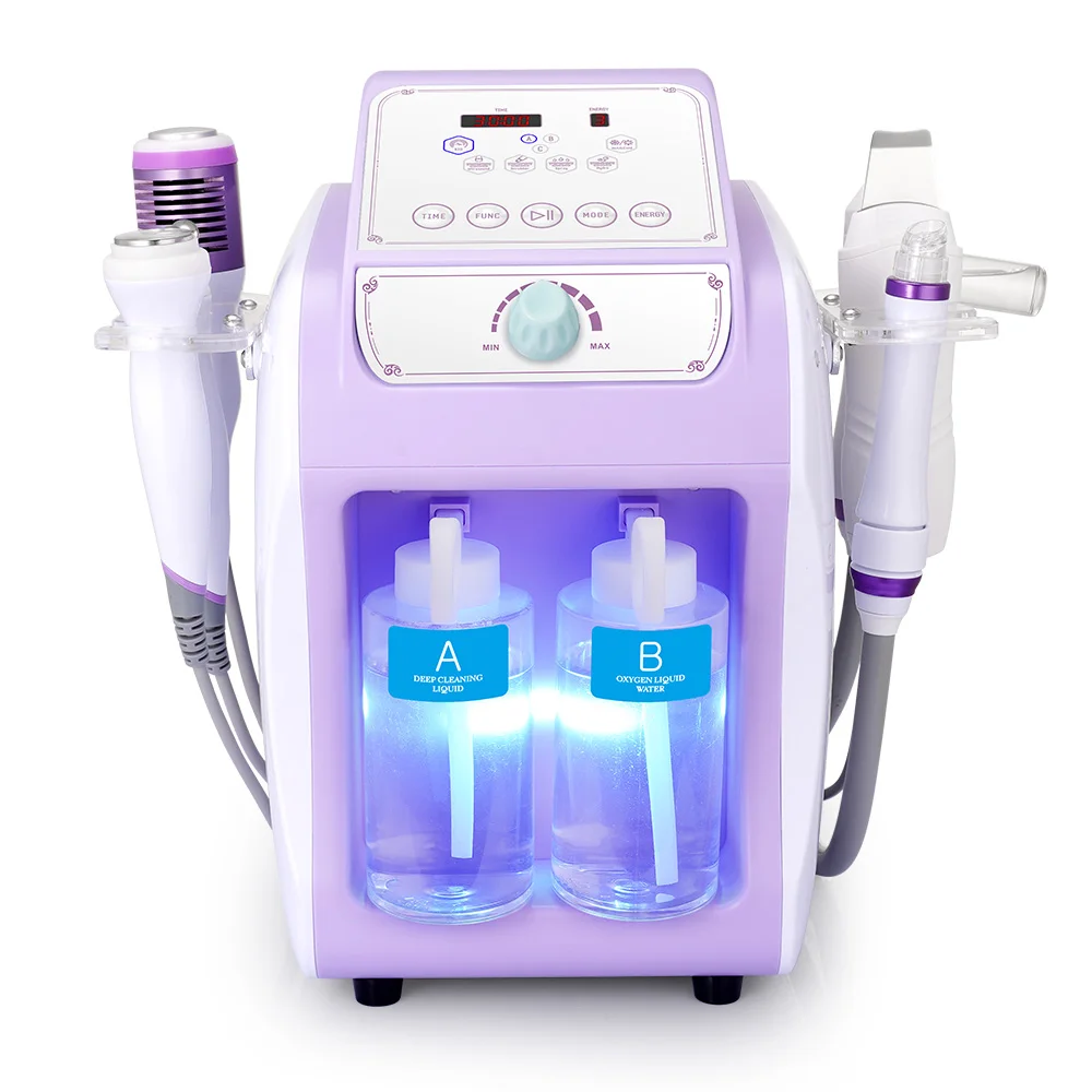 

Peneelily 6 in 1 Portable H2O2 Skin Aqua Peel Facial Hydra Machine Hydrogen Generator Pro Deep Facial Beauty Home Face Spa