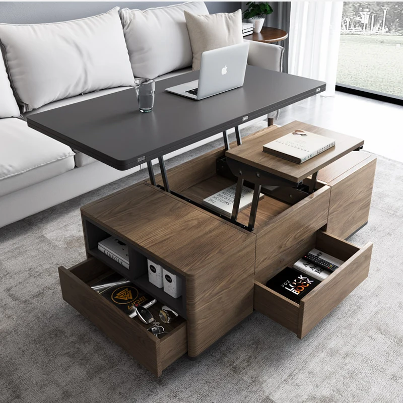 Multifunctional Coffee Table With Stools : SWAN multifunctional coffee