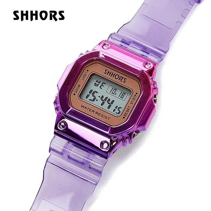 

Shhors Watch 718XC Alarm Chronograph 3ATM Water Resistant Wristwatch Colorful Fashion Watch OEM/ODM