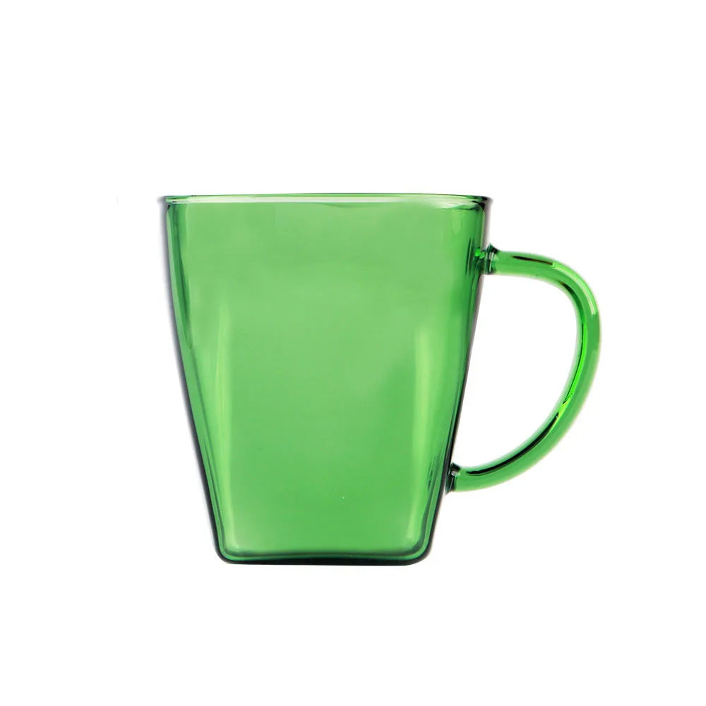 

custom logo clear morning glass milk coffee water cup
