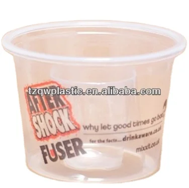 

Biodegradable safety Disposable Plastic bomb shot cup for drinking, Any color