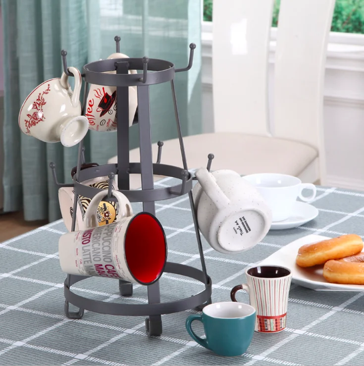 

Kitchen multifunctional display stand coffee rack stand clip table dining table stand cup cup holder