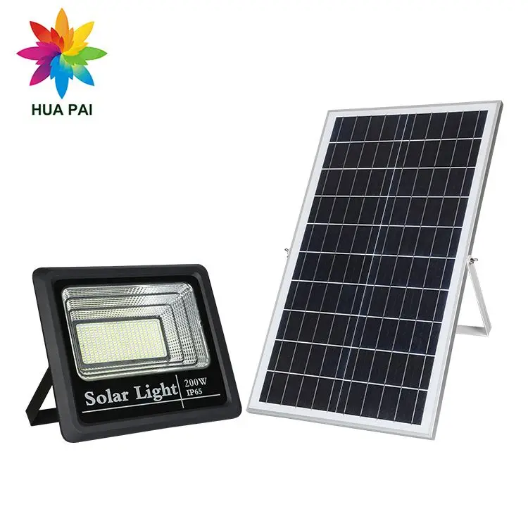 Aluminum Wireless Remote light control 10w 25w 40w 60w 100w 200w 300w Led Modular Solar Flood Light