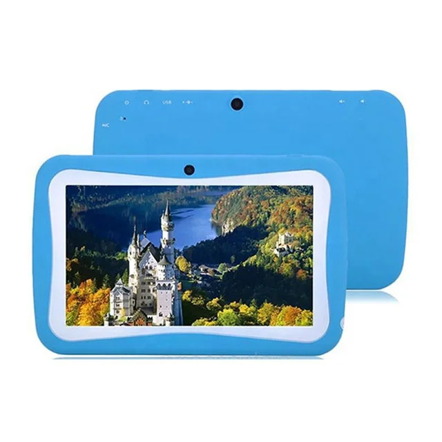 

7 inch kids tablet PC Android 4.4 with Silicone Case wifi, Black;white;pink;red;purple;blue