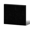 wholesale solid surface type engineering artificial black quartz stone slab