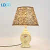 Langde contemporary american style hotel bedroom ceramic frame led luxury art deco reading study table lamp e27 modern