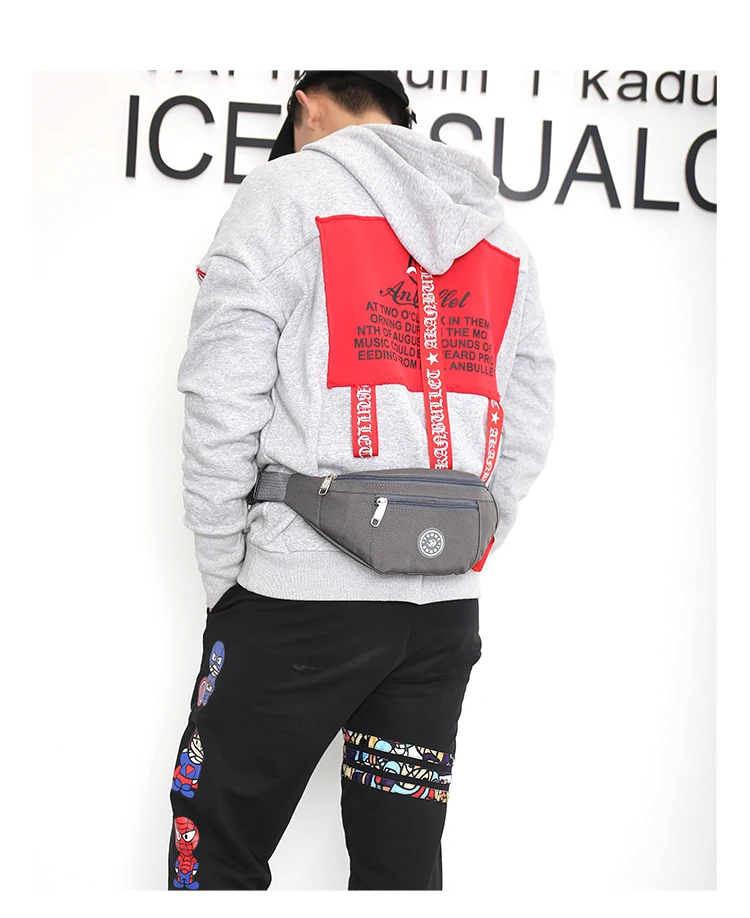 At stock hot sell waist bag Adjustable elastic sports waist  bag  China factory  fanny pack belt pouch running sports bum bag