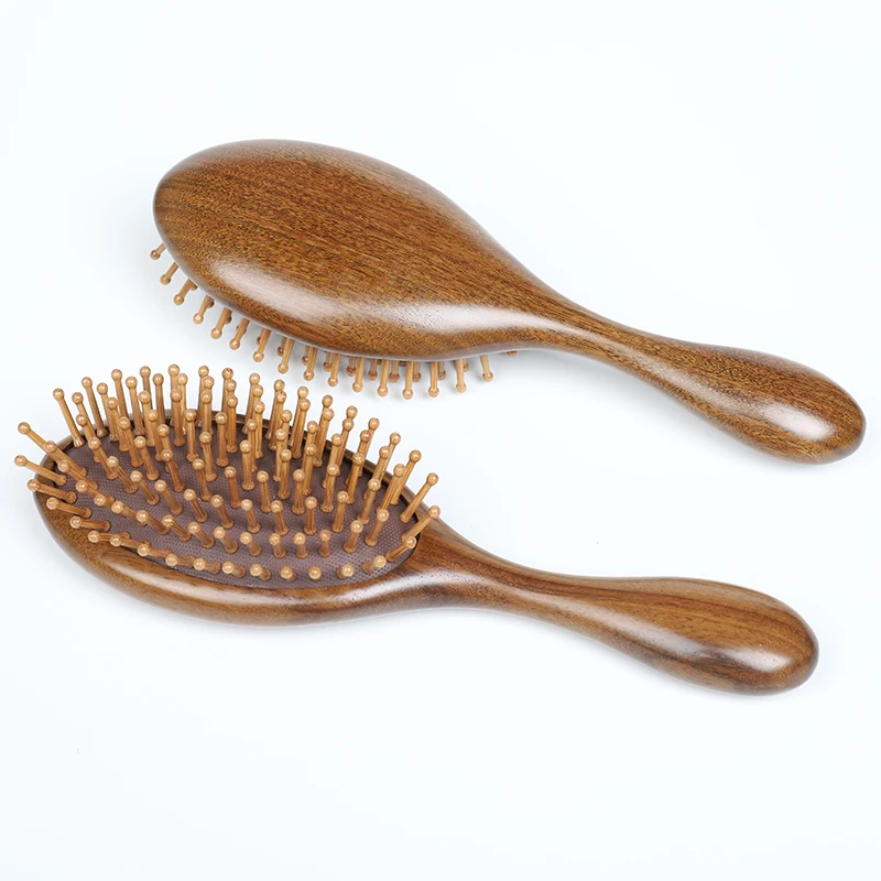 

Natural Wooden Hair Comb Scalp Massage Hair Brush Sandalwood Wood Hairbrush