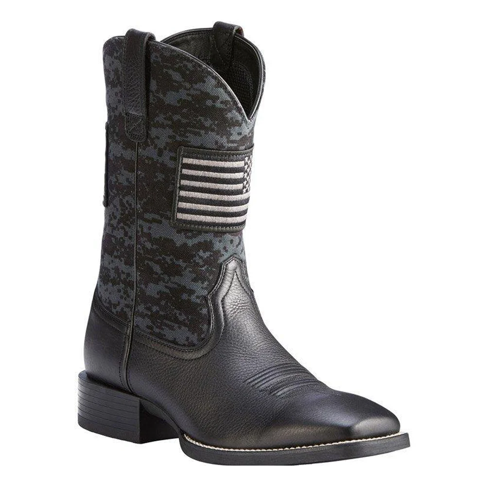 

Men's Black Camo Sport Patriot Western Boots