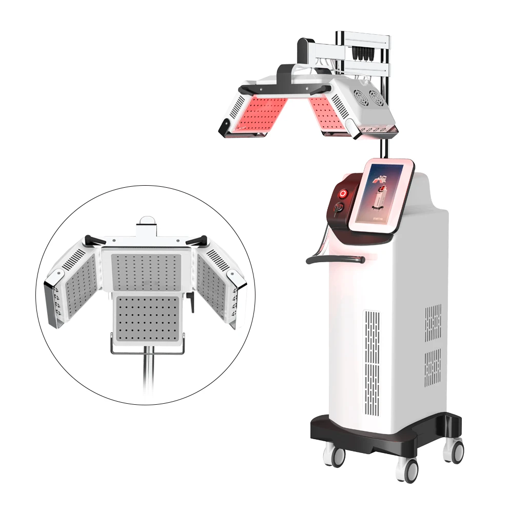 

2021 New Technology Effective 660nm Laser Hair Regrowth Machine, White