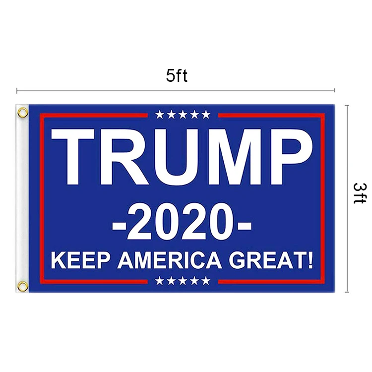 
Factory customized trump flag 2020 banner 