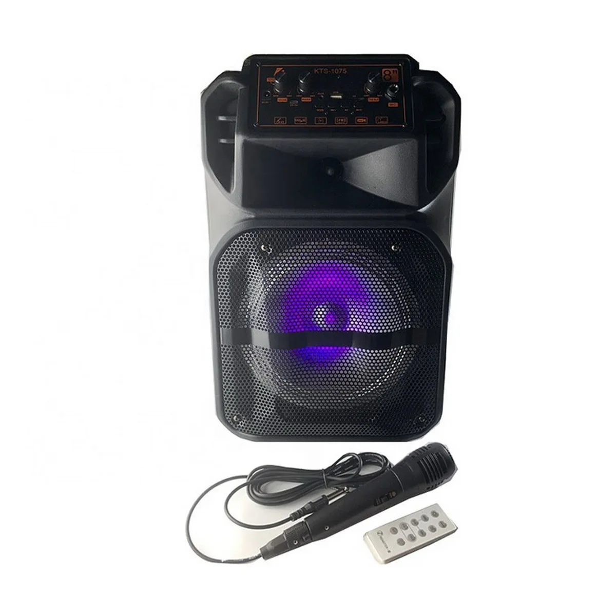 

KTS-1075 8inch wholesale quality sound outdoor wireless speaker with Karaok system with usb