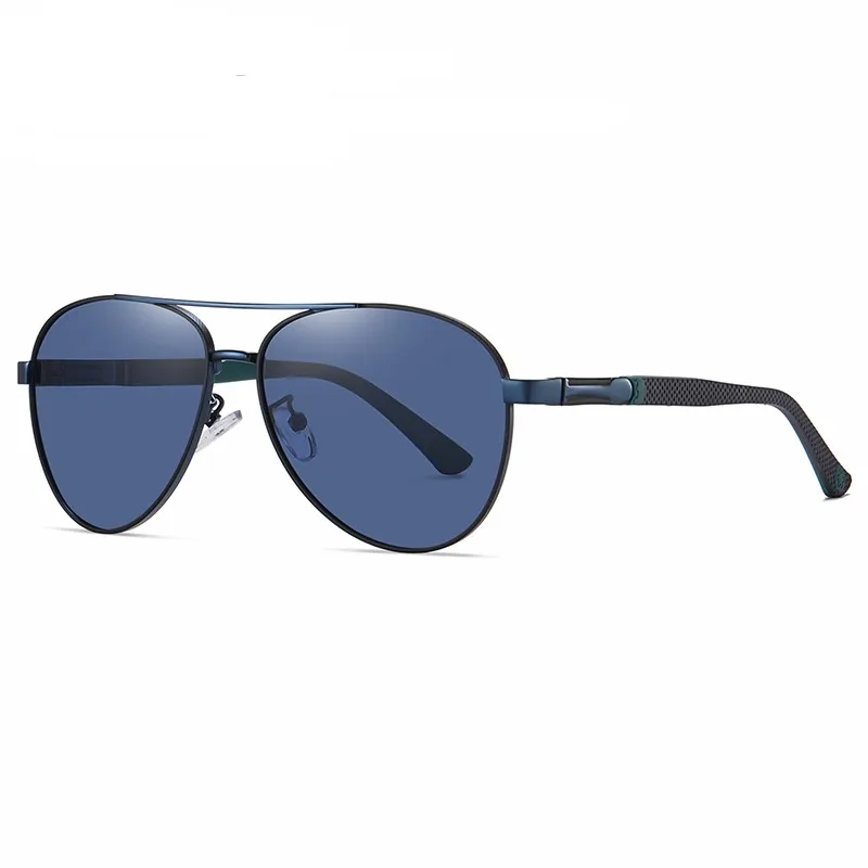 

New Oversized Glasses Dual Color Spring Hinge Brand Designer Cool Pilot Driver Polarized Sunglasses wholesale