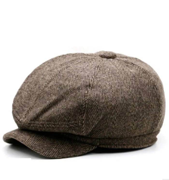 

2020 Classic Gatsby Peaky Blinders Hat Winter Men's Newsboy Ivy Cap, As pic