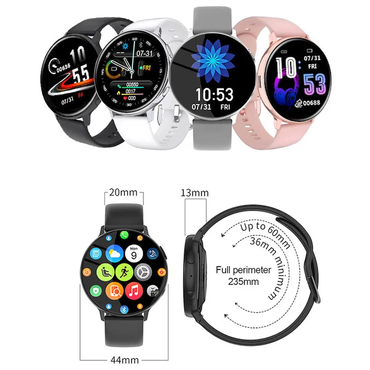 Blood pressure monitoring watch Q16 smart android phone call smart watch fitness tracker