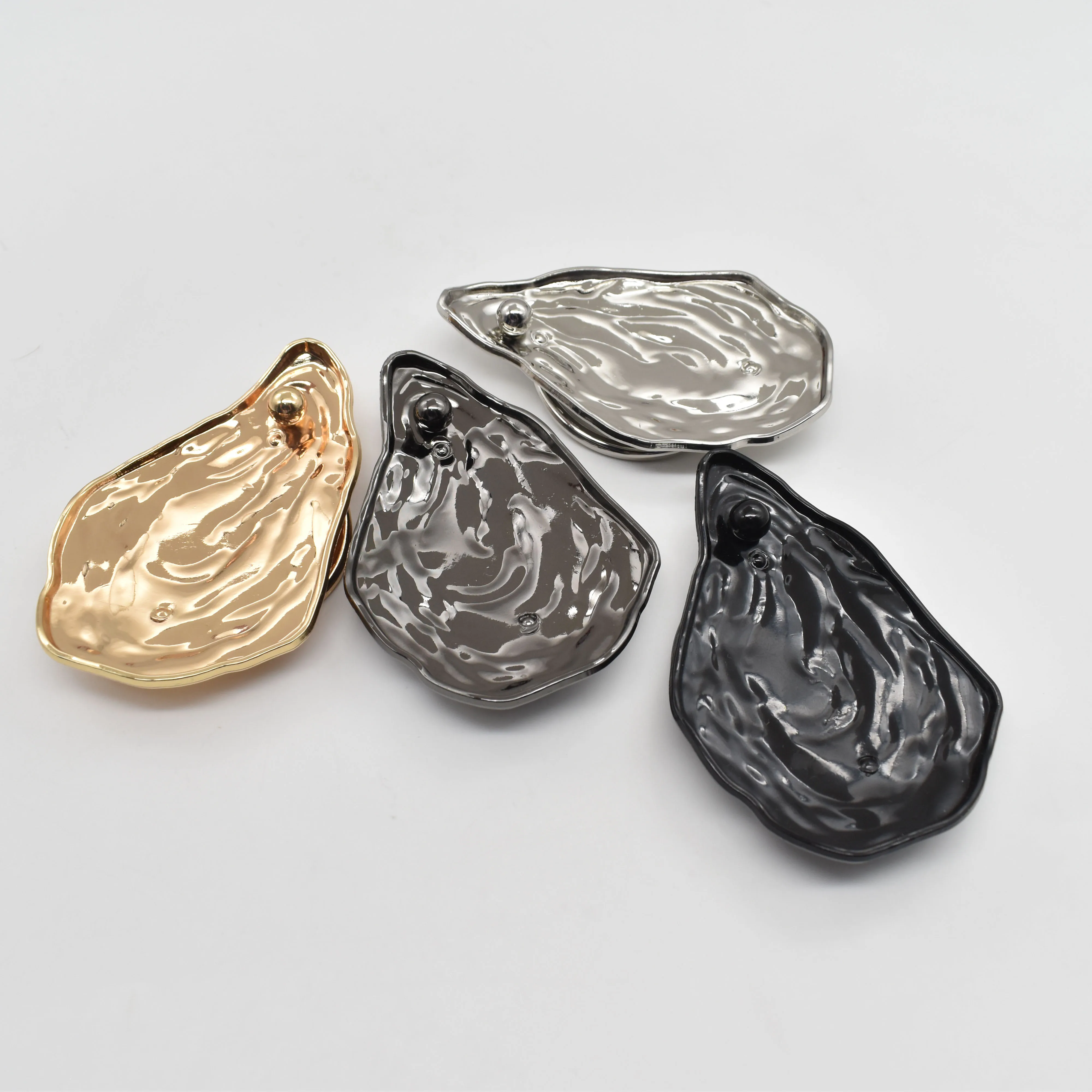Oyster Front Swimsuit Shell Buckles Zinc Alloy Beachwear Bikini Connector for Swimwear Accessories