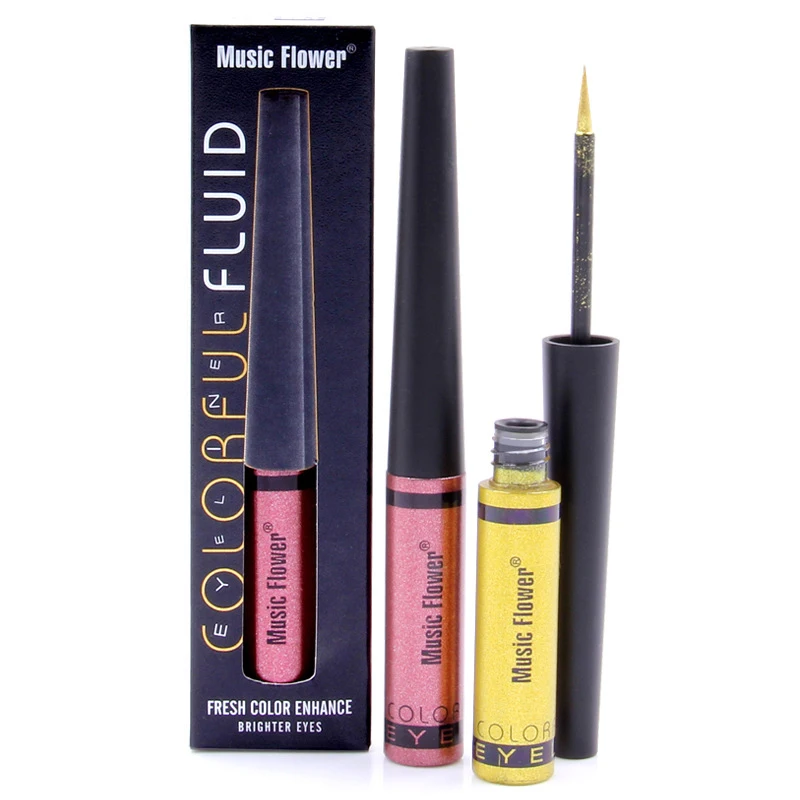 

Hot Sale Cheap Color Slim Waterproof Long Lasting Makeup Liquid Eyeliner, As picture