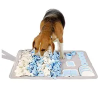 

Pet Interactive Funny Game Relieve Stress Nosework Puzzle Toy Dog Food Search Mat FlanneleVtte Dog Snuffle Mat