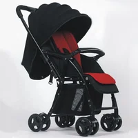 

High quality pu wheels portable folding travel system Household products Baby stroller