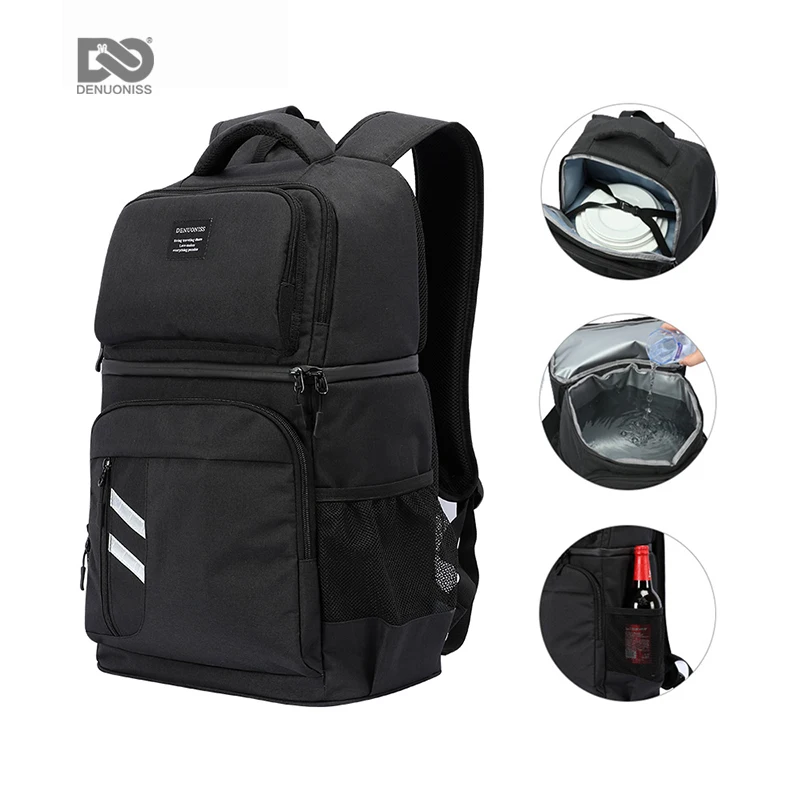 

Extra 2 compartment insulated outdoor backpack thermo food delivery bags refrigerator lunch cooler bag for adult thermal bags, Customized color