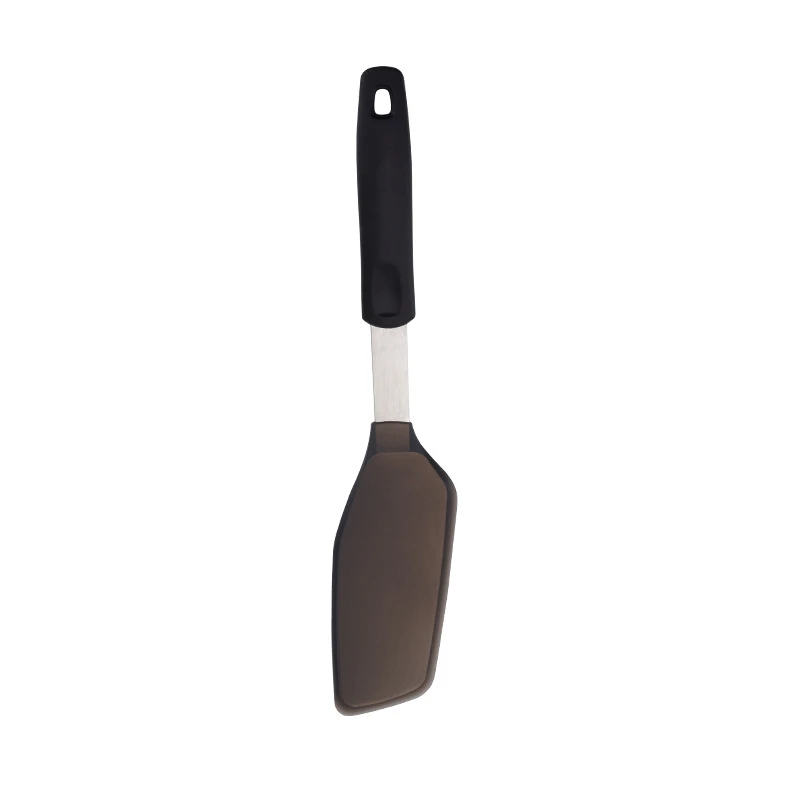 

Silver Food Grade Kitchenware Cooking Spatula with Long Handle