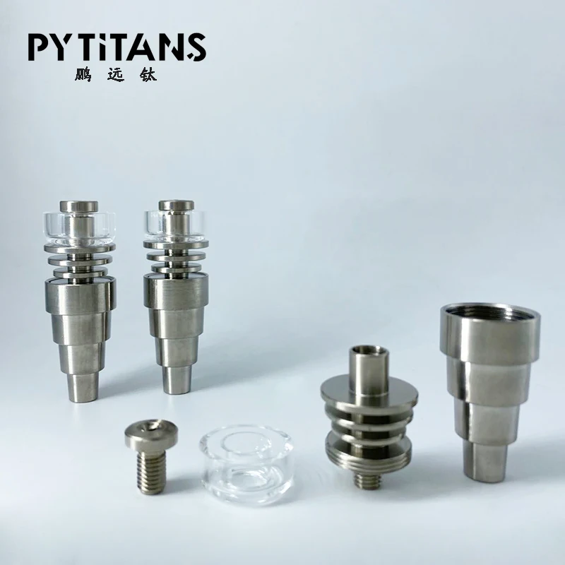 

Factory wholesale Smoking accessories Domeless titanium nails for glass water bongs