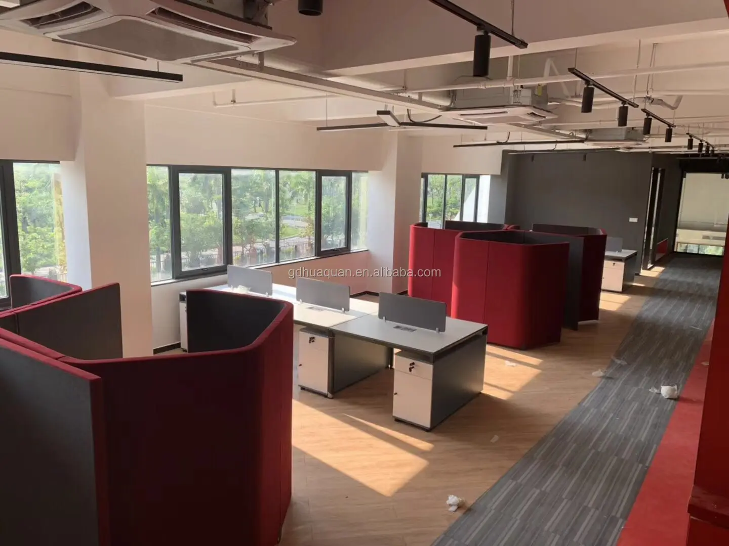 Single Modular Office Furniture Modern Seating Private Office