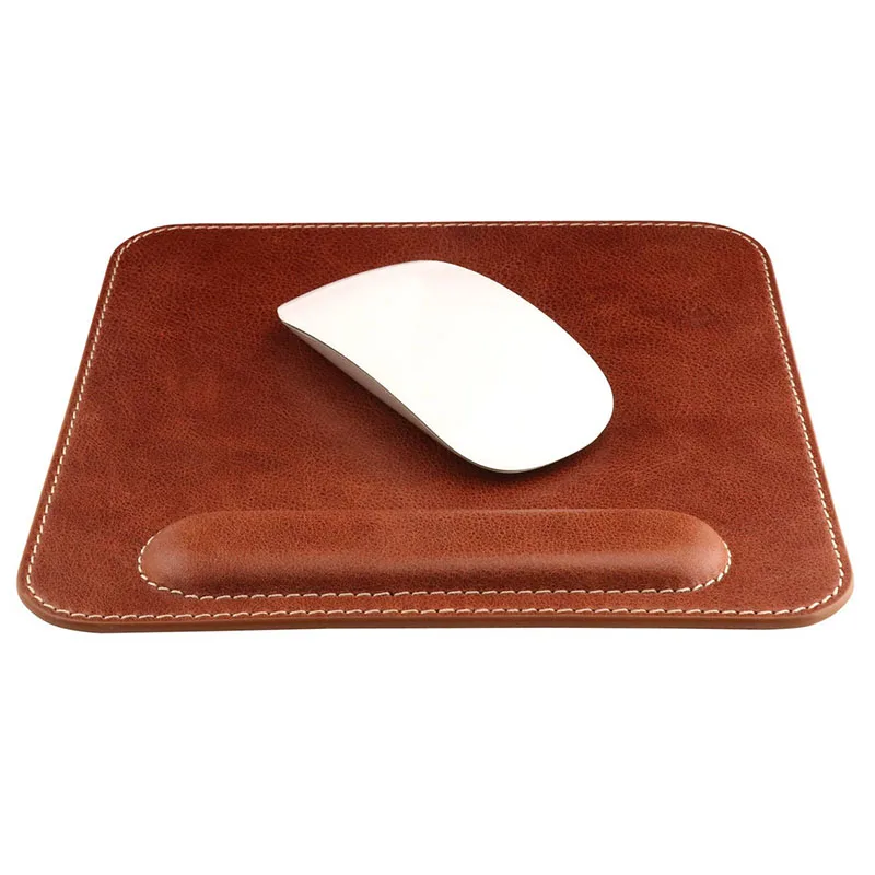 

Mouse Pads Premium Leather Mouse Pad with Waterproof Coating Personalized Top Grain Leather Mousepad with Wrist Rest, Custom colors