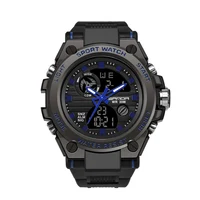 

Sanda 739 Man Sports Army Watches Men Wrist Dual Time Led Analog Waterproof Clock Quartz Digital Male Watch Relogio Masculino