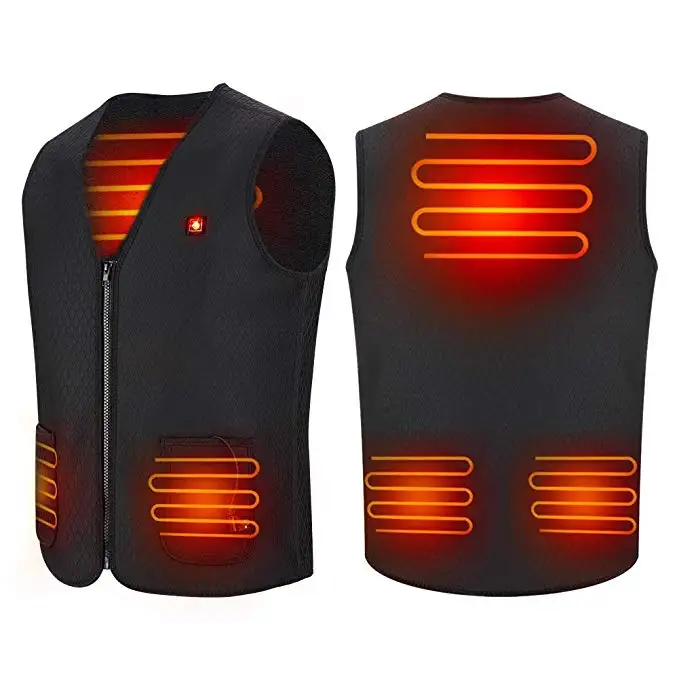 Neoprene Washable 5V USB Heated Vest Heating Winter Jacket For Men And Women M8122901