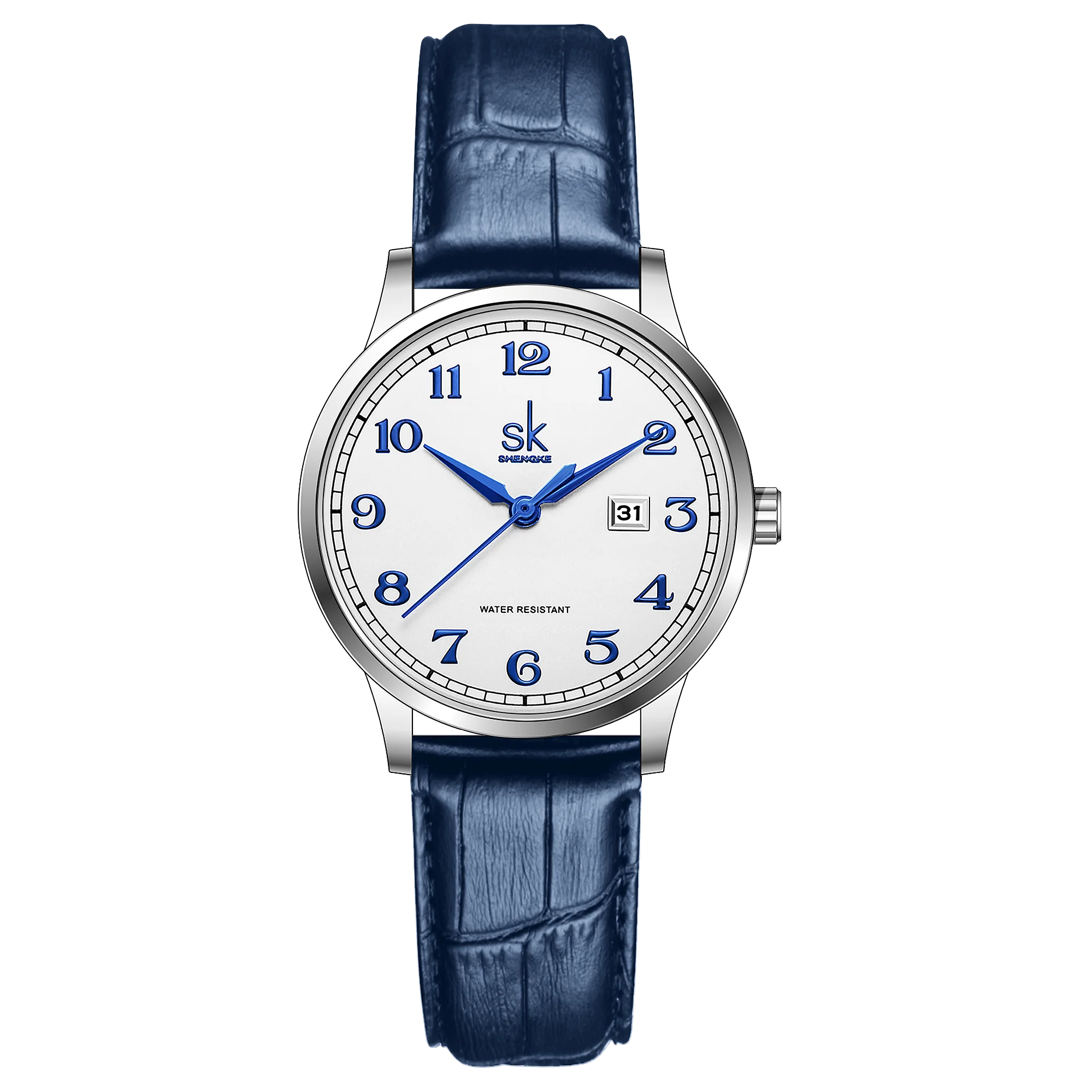 

SHENGKE 2020 New Business Ladies Watch Genuine Leather Band & Steel Band Quartz Watches Calendar Watch Custom Logo OEM K0150L
