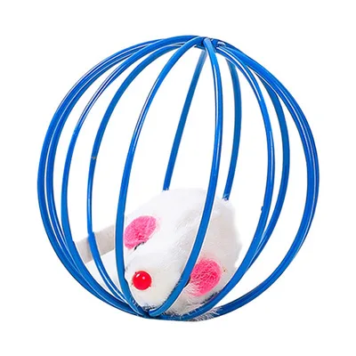 

New Design Pet Toy Cage Rat Cat Catch Ball Tickle Cat Simulation Mouse Cat Catch Mouse Toy, Picture