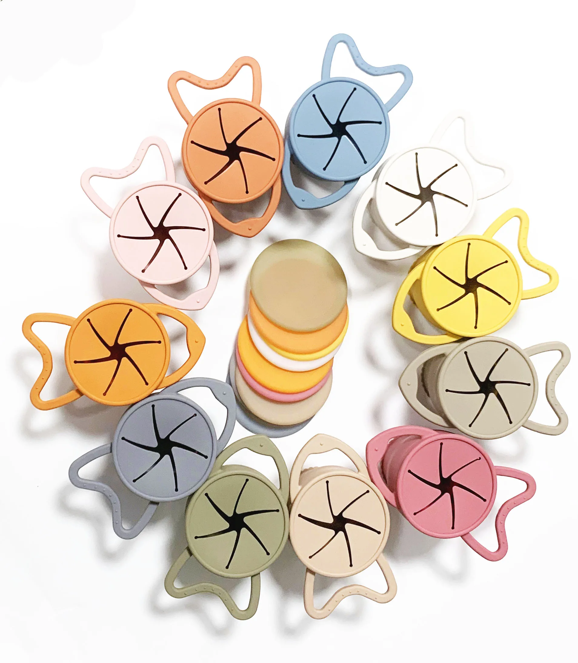 

BLX silicone baby snack cup, Multiple colour