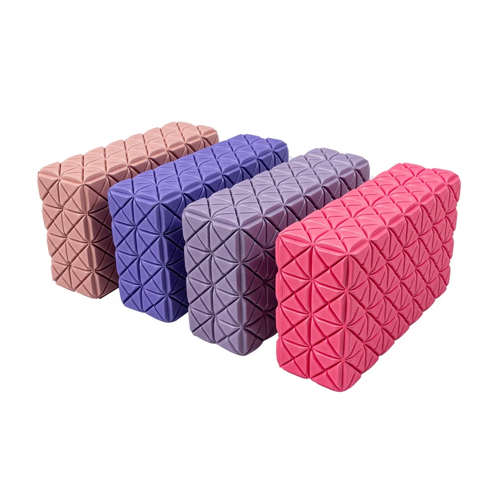 

High Density Non-slip Surface Yoga Block Custom Logo Pilates Meditation Foam Soft Custom Color Eva Yoga Block, As picture