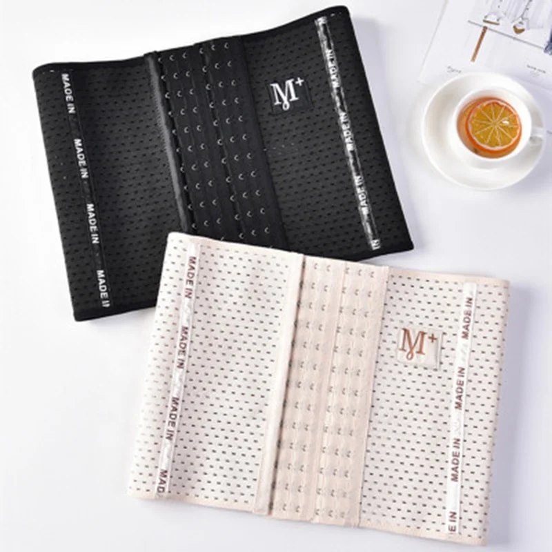 Hot Sales Ladies Slimming Hollow Breathable Fajas Reductoras Tummy Control Columbian Mesh Waist Trainer